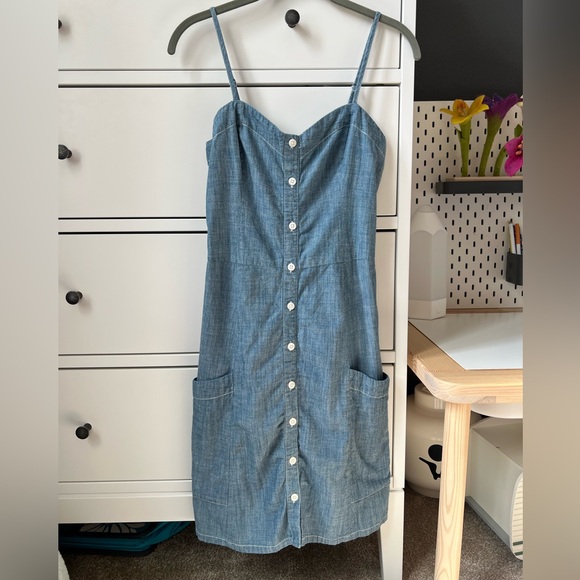 Abercrombie & Fitch Dresses & Skirts - NWOT Abercrombie Chambray Denim Blue Dress
